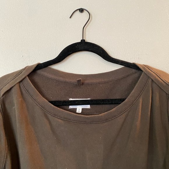 Lou & Grey Loft Olive Green Sweatshirt Size S - Picture 2 of 5